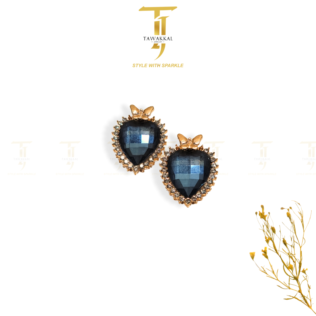 Strawberry Shape Studs - Tawakkal Jewellers