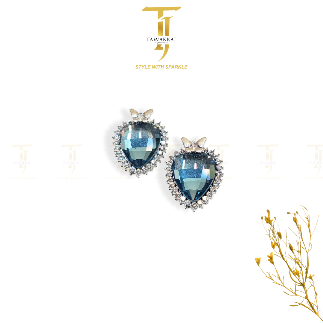 Strawberry Shape Studs - Tawakkal Jewellers