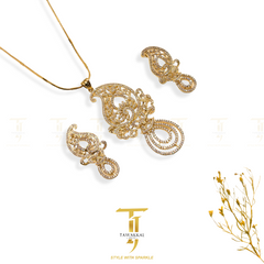 Liffly Butterfly One Karat Gold Plated Sets