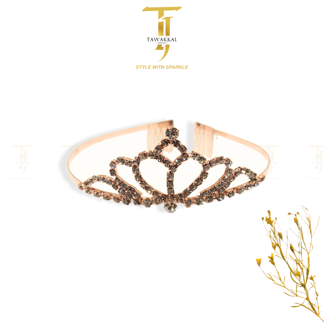 Trendy Zircon Crown (Gold) - Tawakkal Jewellers