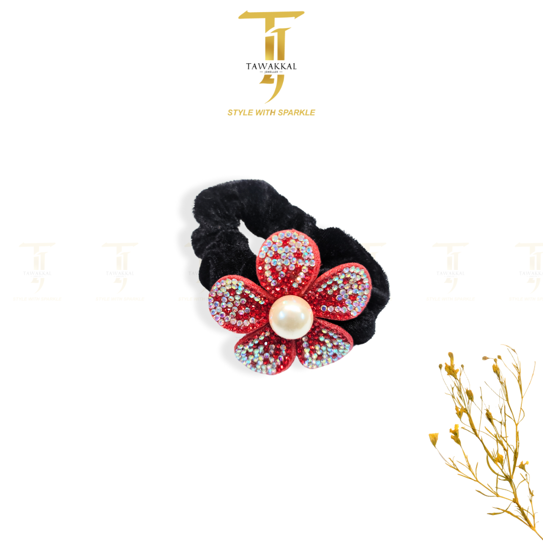 Flora Pearl Pony (Red) - Tawakkal Jewellers