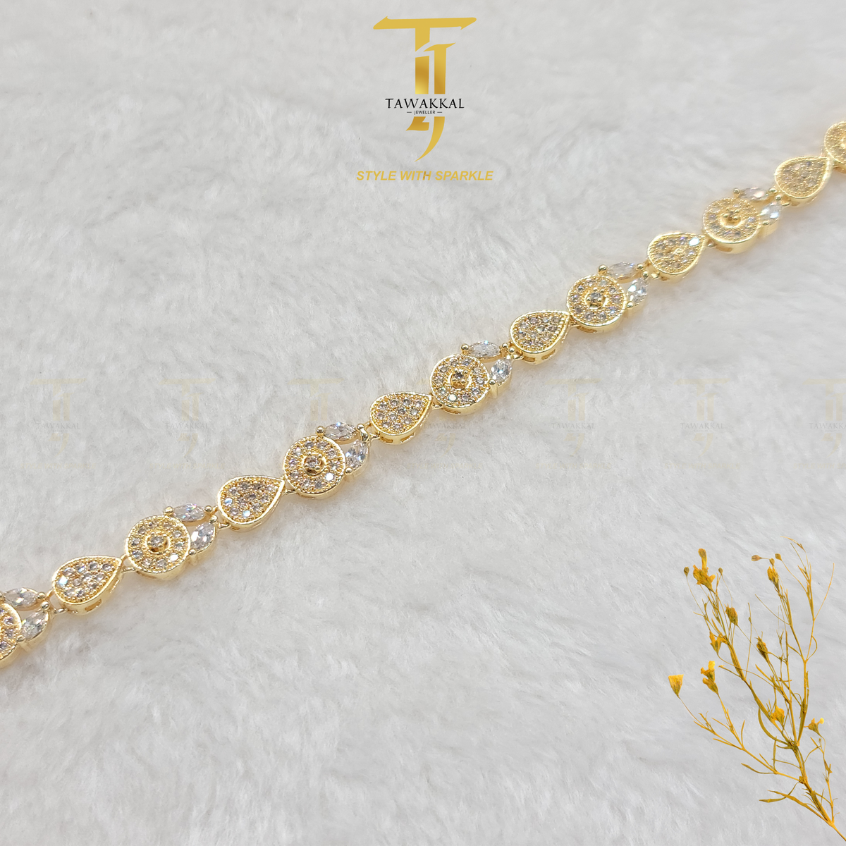 Women's 18k Gold Plated Bracelet